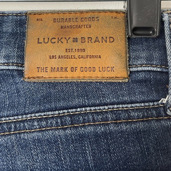 Lucky Brand AVA Skinny Raw Hem Distressed Jeans Women’s Size 4 - Picture 6 of 14